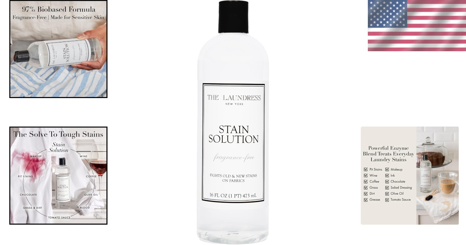 16oz Biobased Stain Remover – Triple Enzyme Treatment for Tough Laundry Stains