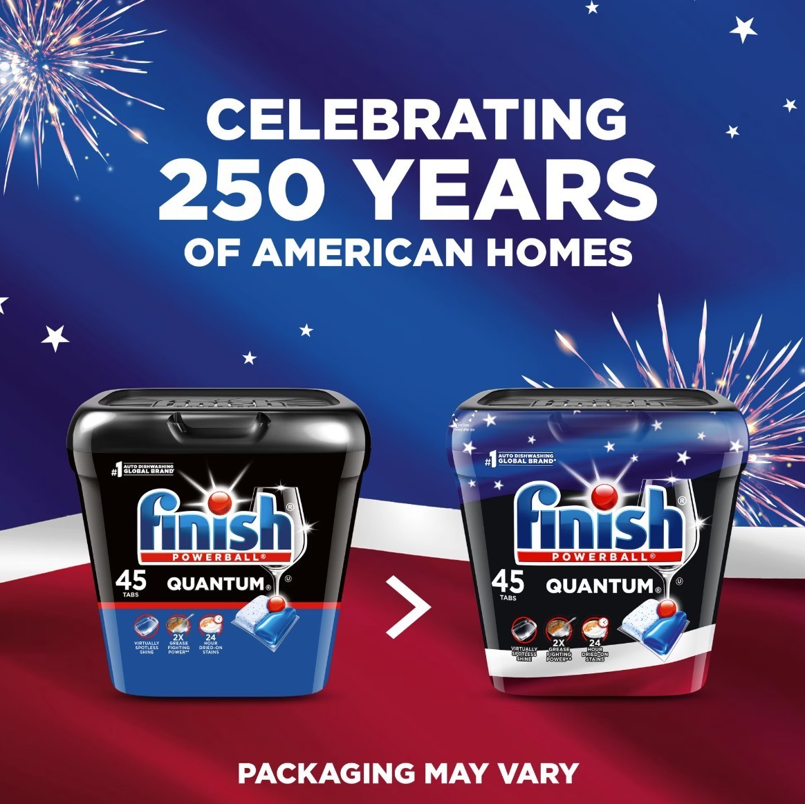 [FASH SALE] 3 Pack Finish Quantum Dishwasher Pods Advanced Clean 45 Count Tabs