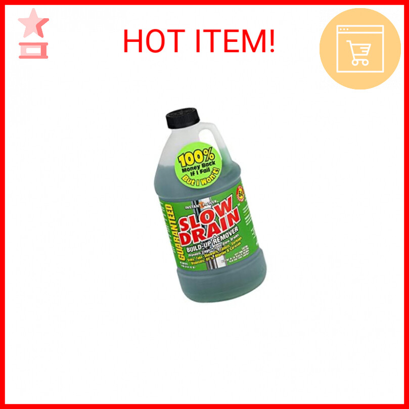 Instant Power Slow Drain Build Up Remover – Prevents Clogs, Ends Slow Drains for
