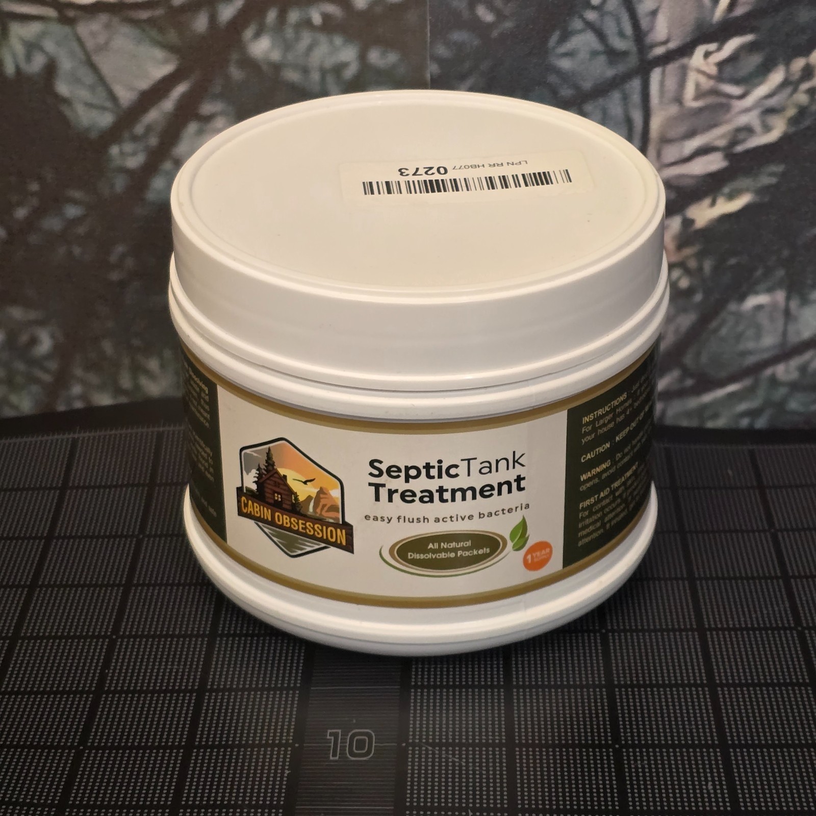 Septic Tank Treatment – 1 Year Supply of Dissolvable Easy Flush Live Bacteria