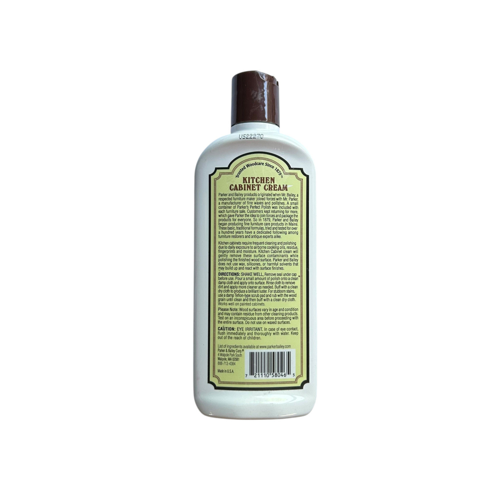 PARKER & BAILEY KITCHEN CABINET CREAM – Multi-surface Wood Cleaner and Polish Fu