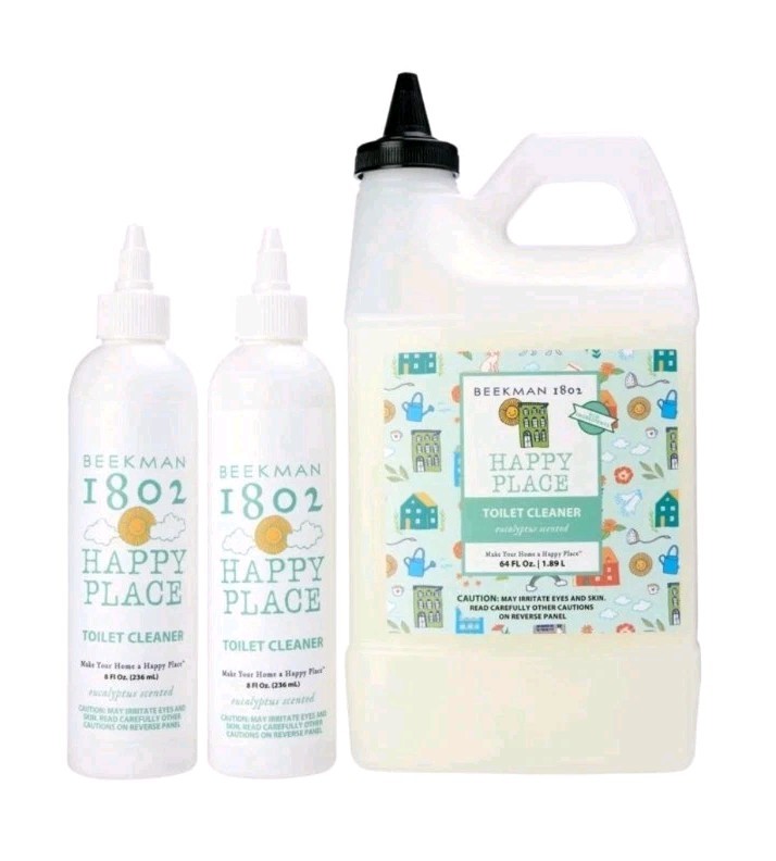 *Beekman 1802 Happy Place 64 fl. oz. Toilet Cleaner Set – Eucalyptus Scented