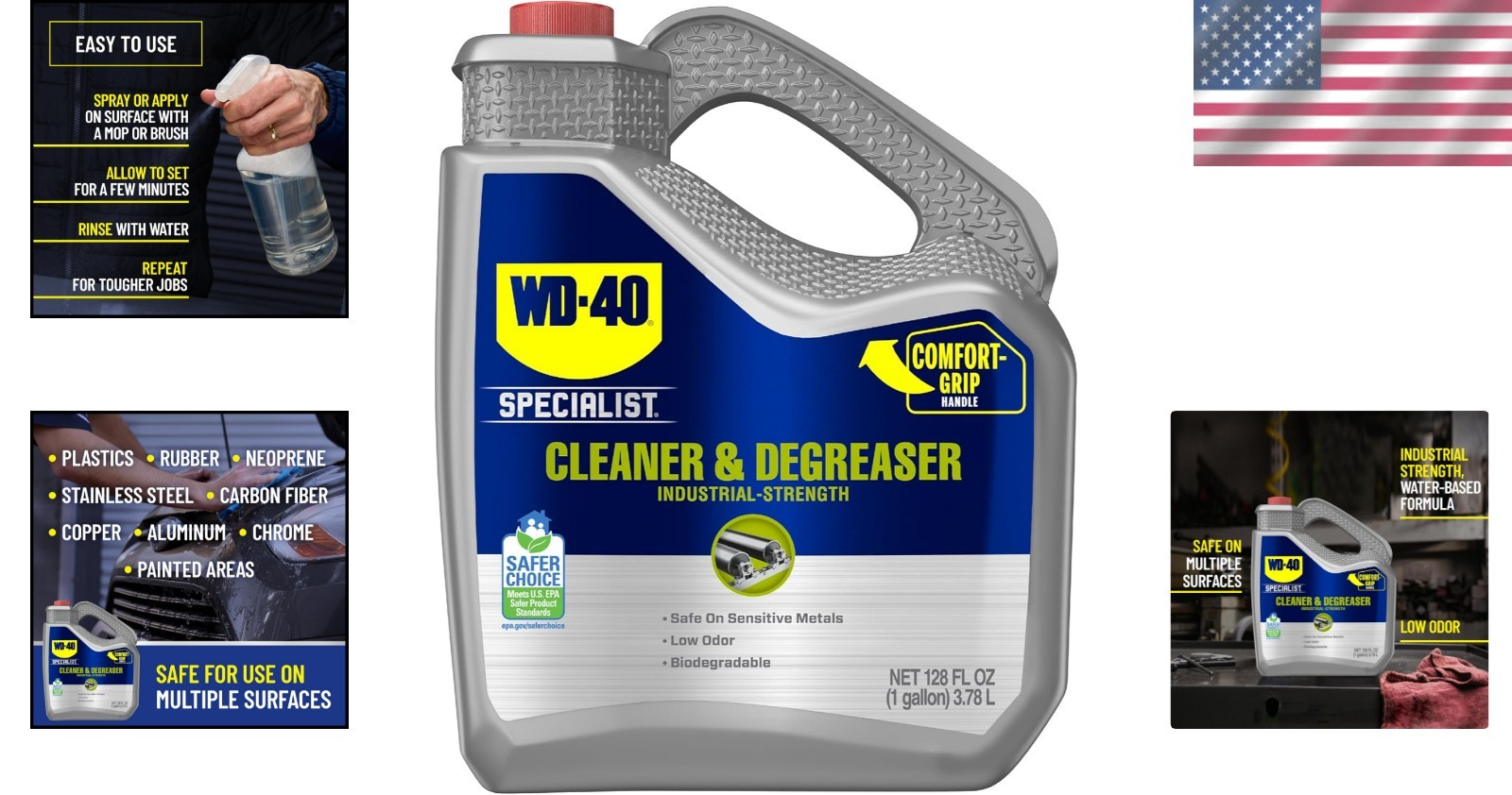 Industrial-Strength Multi-Surface Cleaner & Degreaser, 1 Gallon – Biodegradable