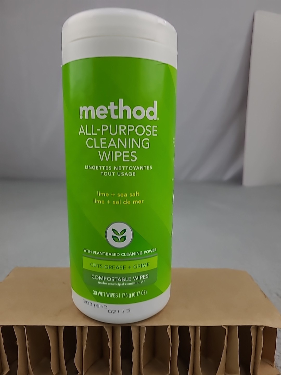 1x Method 18804 Biodegradable Cellulose All-Purpose Cleaning Wipes 30 Count