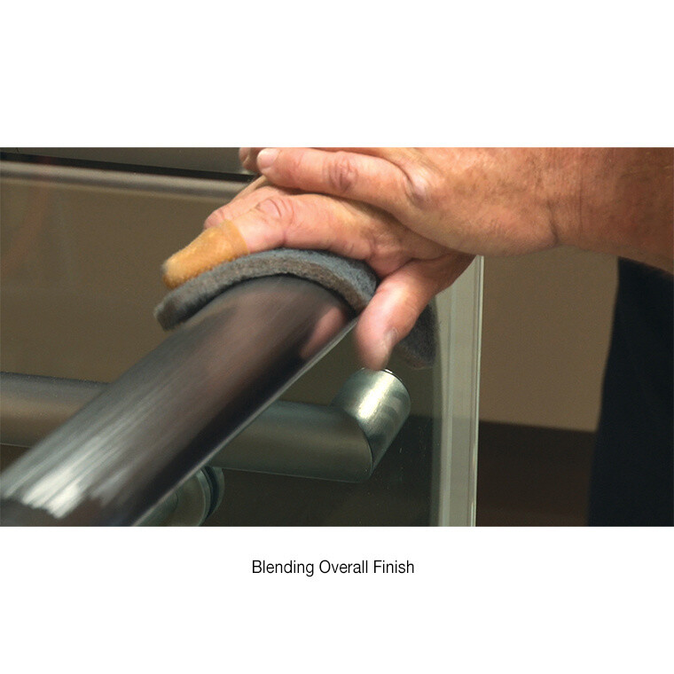 CRL SBG1 Professional Brushed Stainless Steel Restoration Kit Black