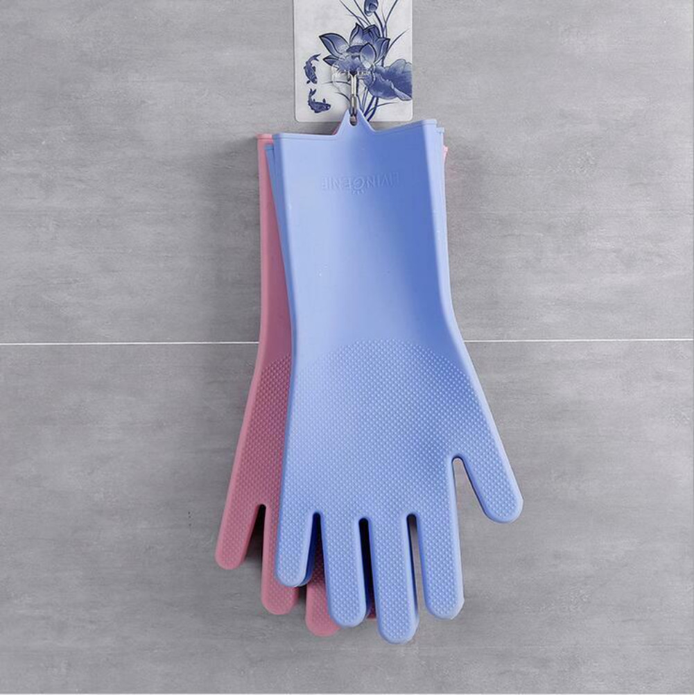 Magic Silicone Reusable Rubber Gloves Heat Resistant Kitchen Tool for Household