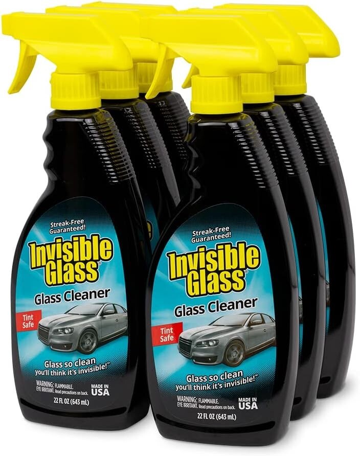 Stoner 92166-6PK Premium Glass Cleaner – 22 oz, Streak-Free & Residue-Free