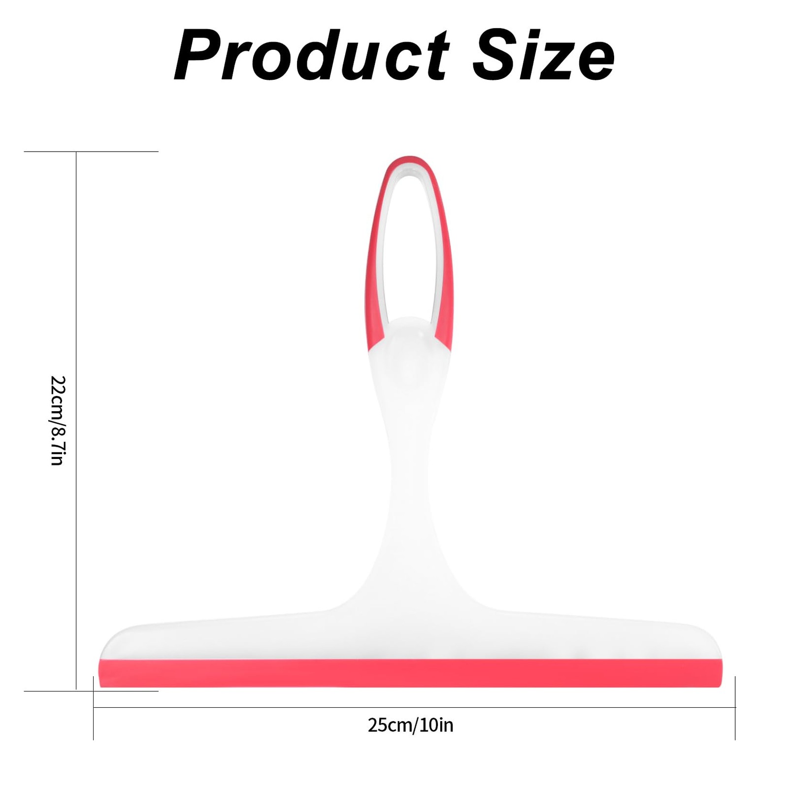 Shower Squeegee for Glass Doors Tiles Mirrors Car Windows 3pcs