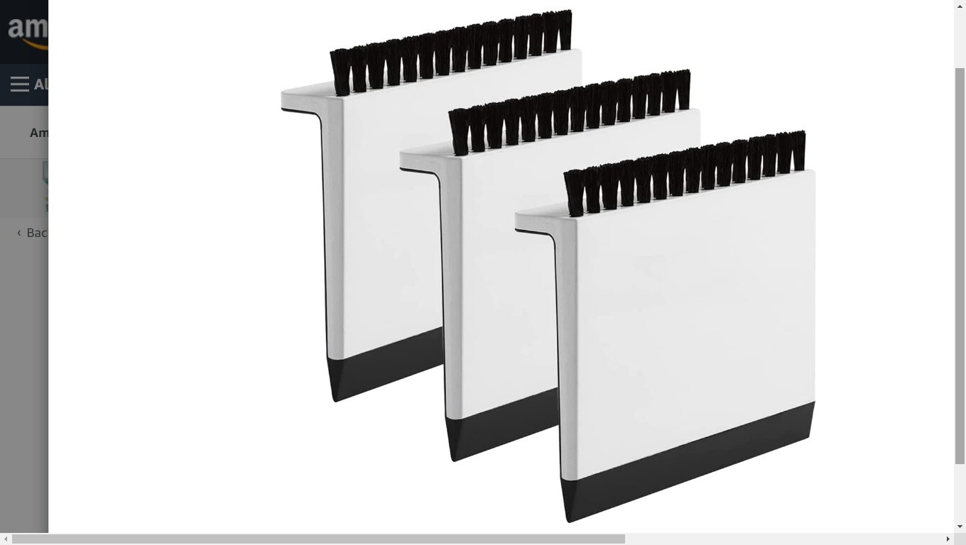 3 Pack Multipurpose Kitchen Sink Squeegee Cleaner and Countertop Brush Wiper
