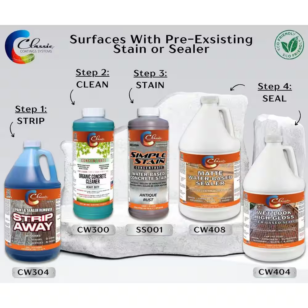 1 Qt. Indoor/Outdoor Eco Concrete Cleaner Concentrate