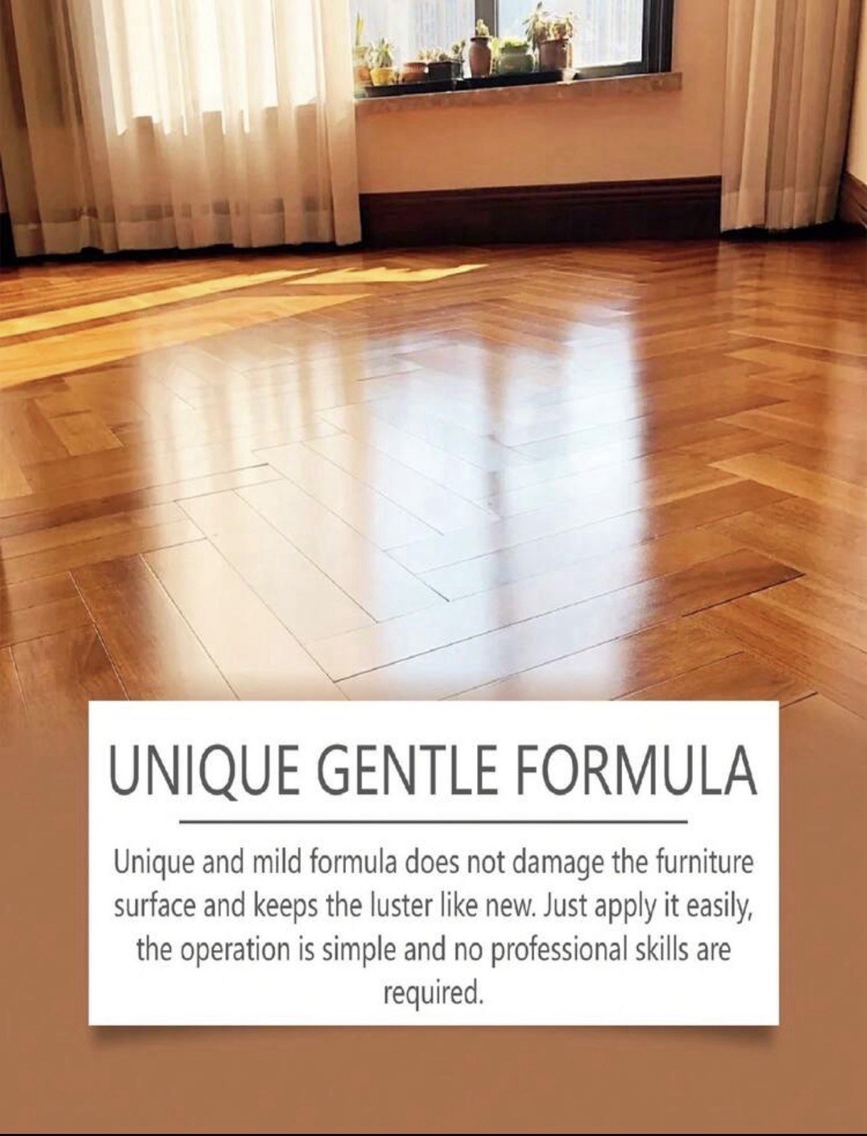 1pc 100ml Wood Furniture Floor Polish Durable Glossy Remover Scratch Non Greasy