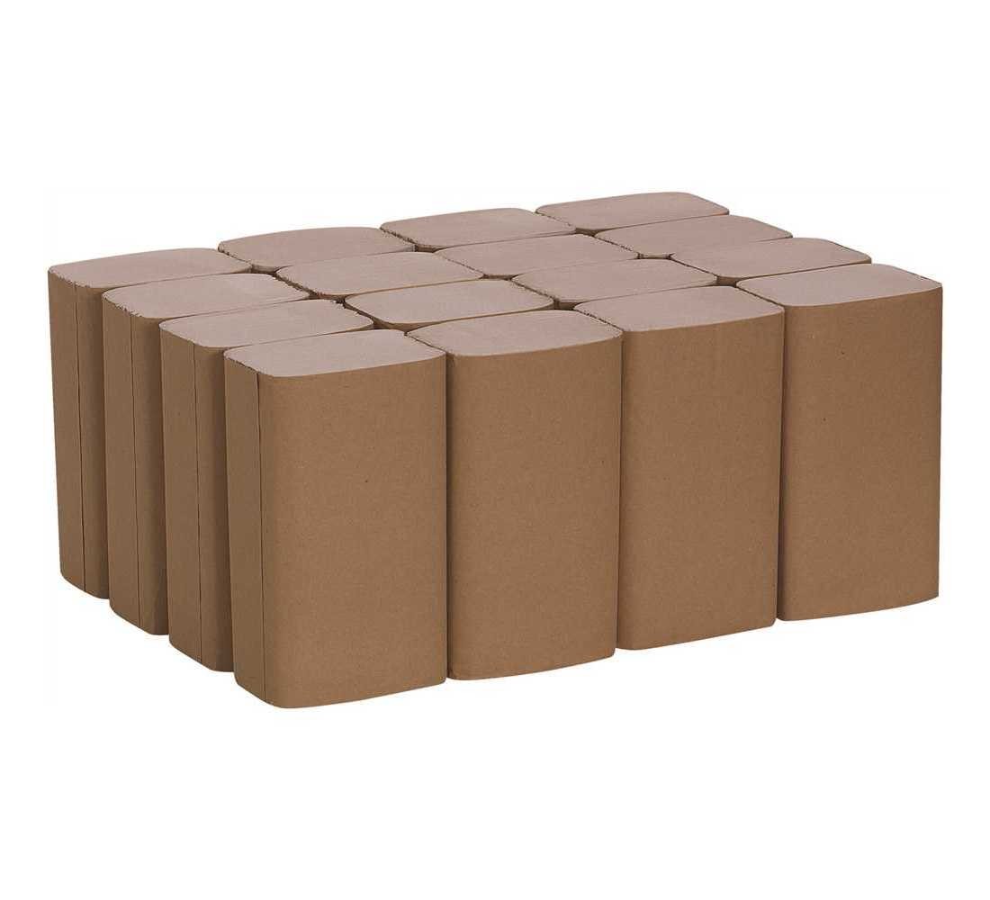 Brown S-Fold Recycled 3rd Party Paper Towel – pack of 16