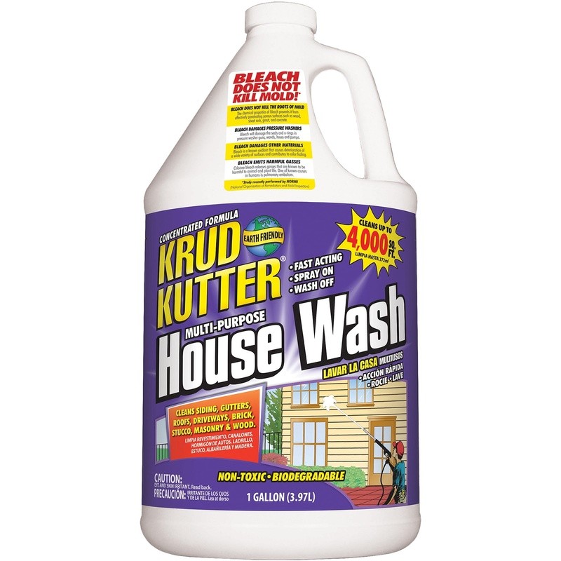 Krud Kutter Multi-Purpose House Wash Cleaner Siding Roof Gutters Mildew 4000sqft