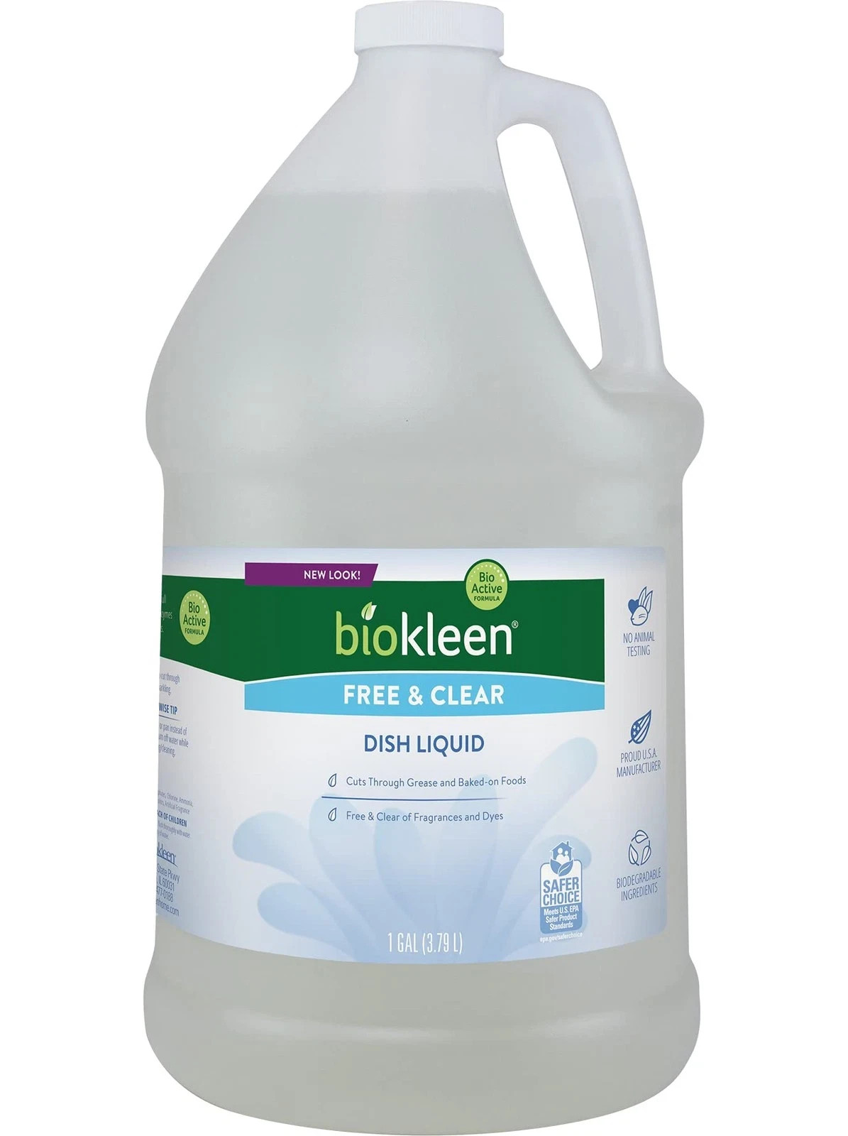 Eco-Friendly Dish Soap Liquid – Non-Toxic, Unscented, Plant-Based Cleaner