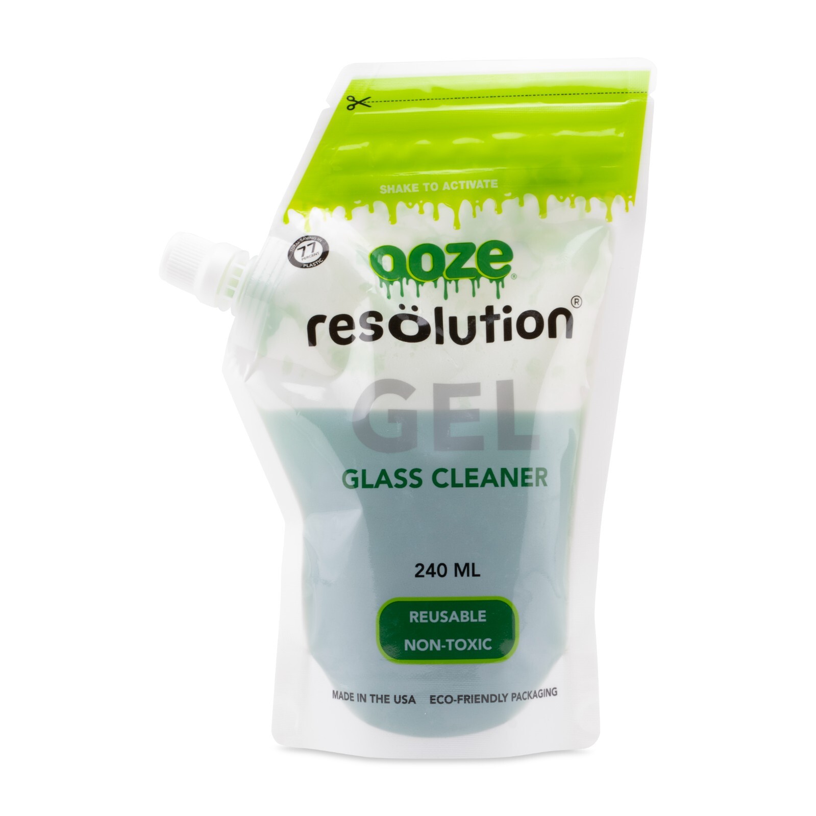 Ooze Reslution Glass Cleaning Gel – 2 240ml Bag – Liquid Metal Cleaning Solution