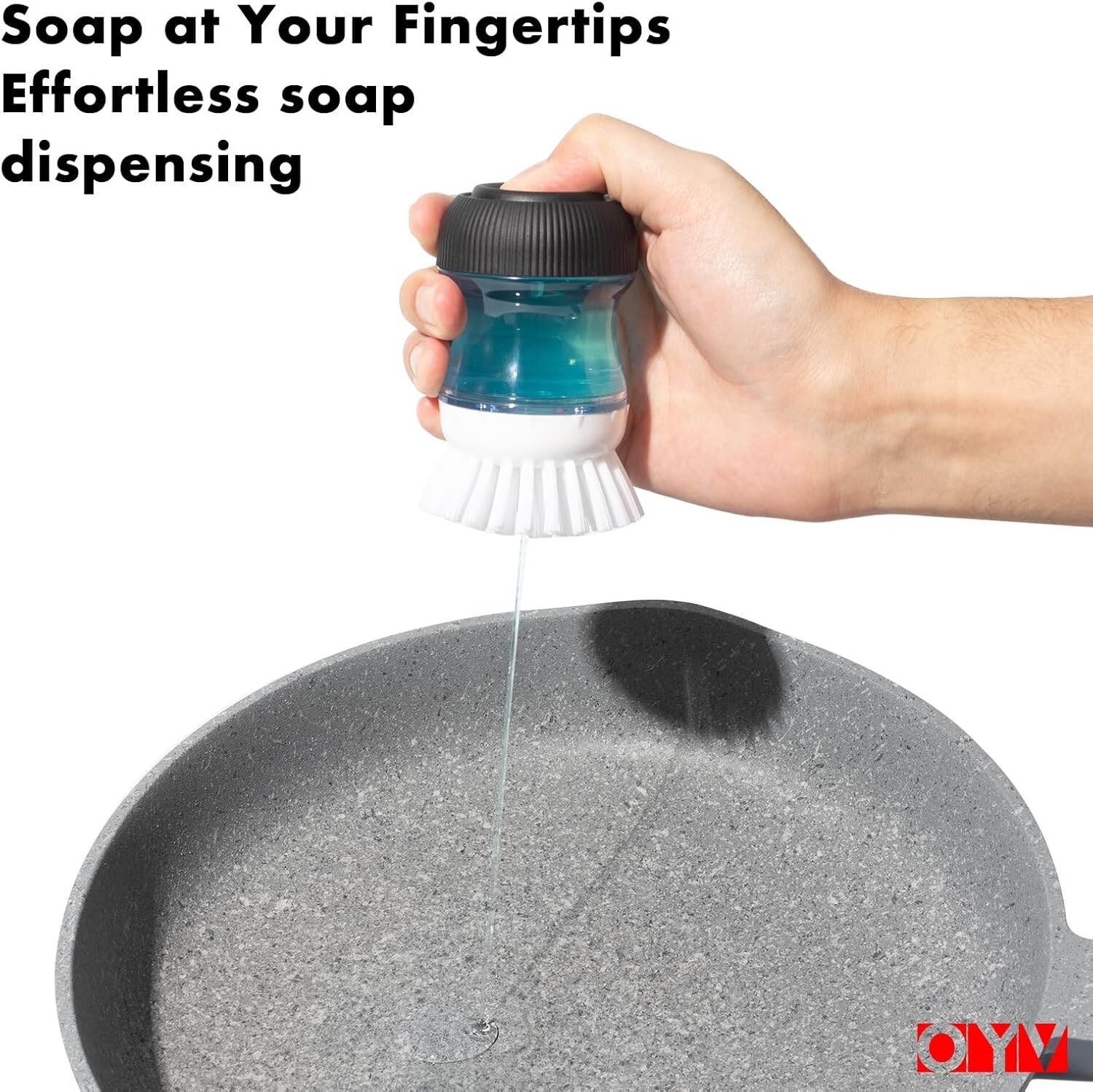 Dish Scrub Brush with Soap Dispenser Kitchen Brush for Dish Pot Pan Sink Cleanin