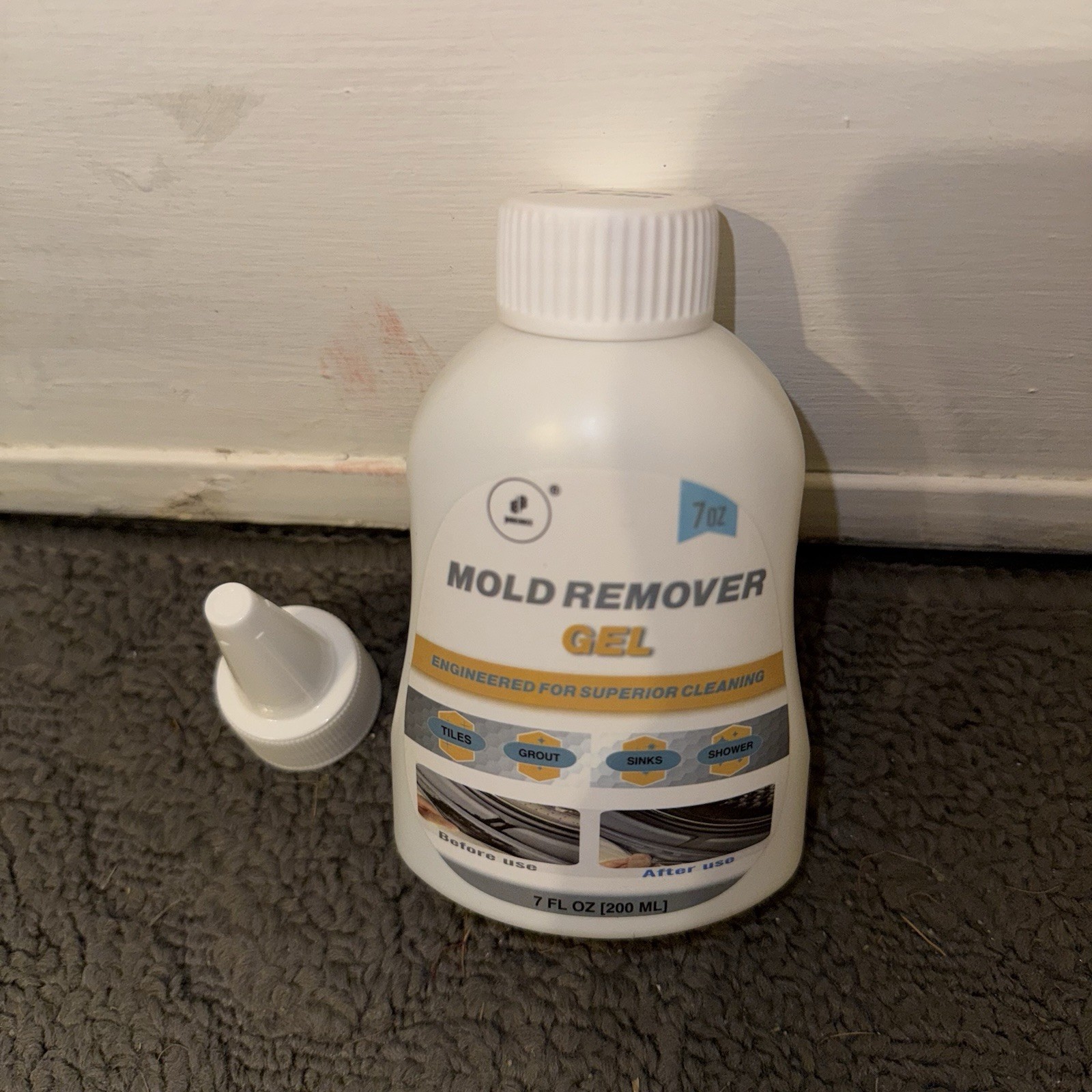 Mold Stain Remover Power Gel Cleaner for Front Loader Washing Machine Seal 7oz🔥