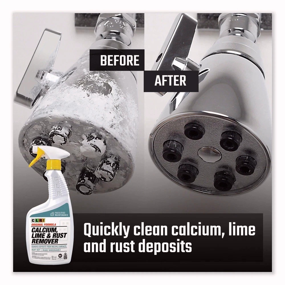 CLR PRO FM-CLR32-6PRO 32 oz Spray Calcium, Lime, & Rust Remover (6/CT) New