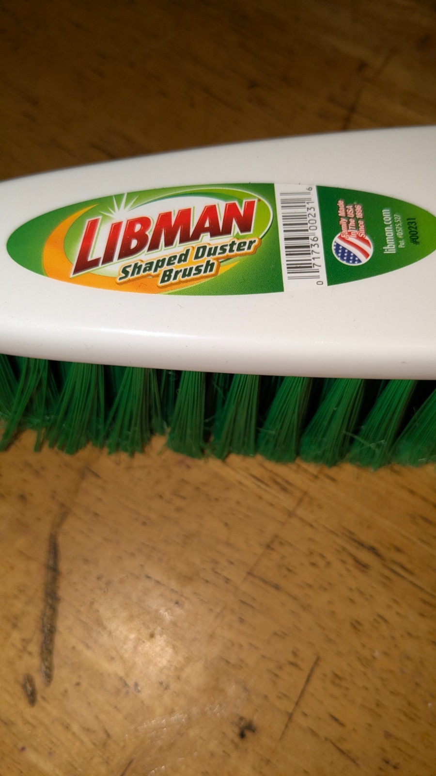 NEW with Stickers-Libman Shaped Duster Brush with Firm Handle Grip, Made in USA
