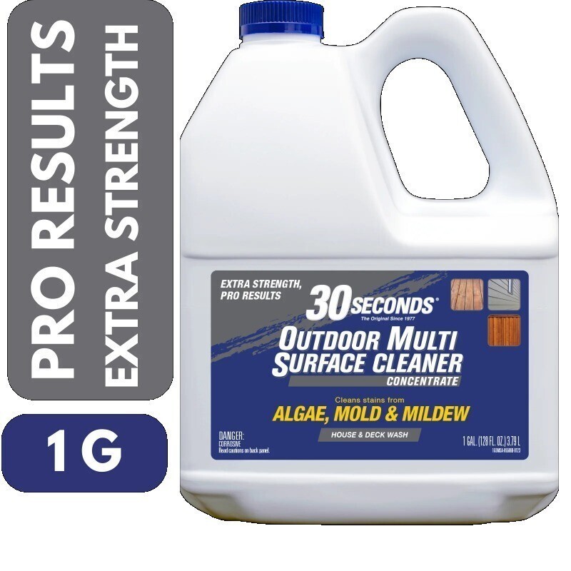 Multi-Surface Cleaner Outdoor Concentrate Cleans Stains Liquids Lawn Safe New