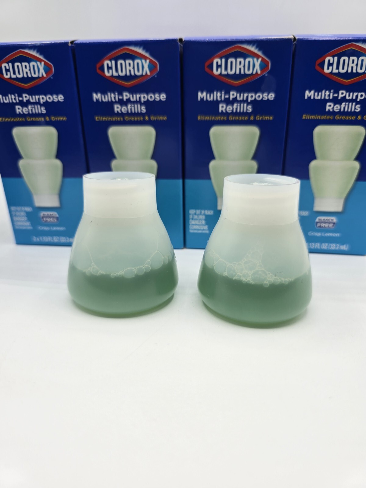 Lot Of 17 Clorox Multi-Purpose Cleaner Refills 2 pack Crisp Lemon New in Box