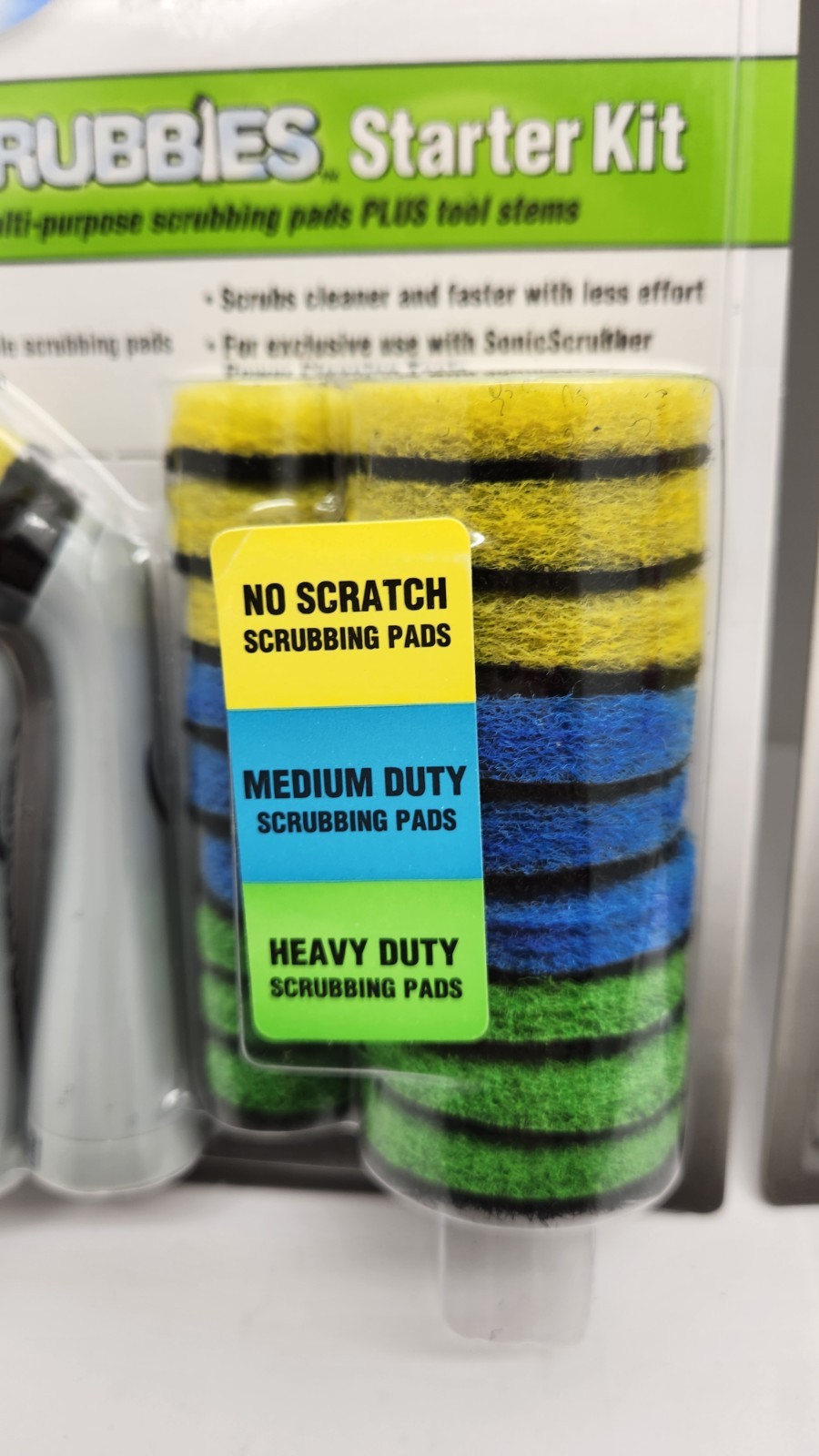 Sonic Scrubber Brushes Scrubbies Refills Starter Kit Kitchen & Household QTY 2