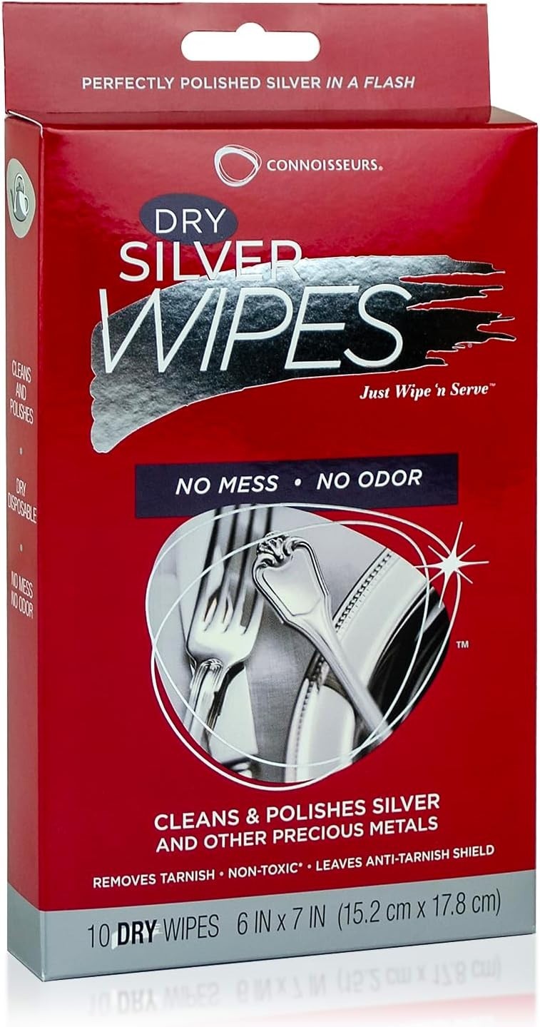 10 Disposable Wipes for Effortless Silver Care – Remove Tarnish Quickly