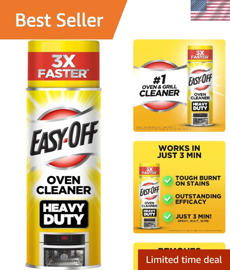 Heavy Duty Oven Cleaner Spray – Fast-Acting Grease & Burnt Food Removal