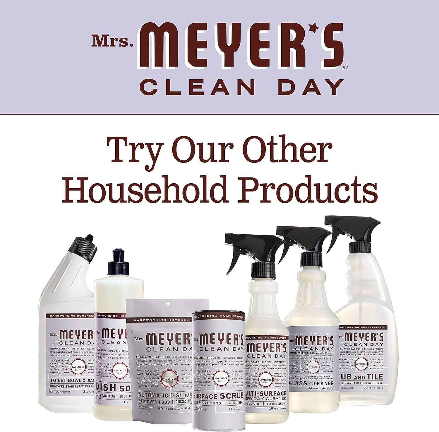 Mrs Meyers Clean Day Multi Surface Cleaner Lavender 32 fl oz Pack of 1