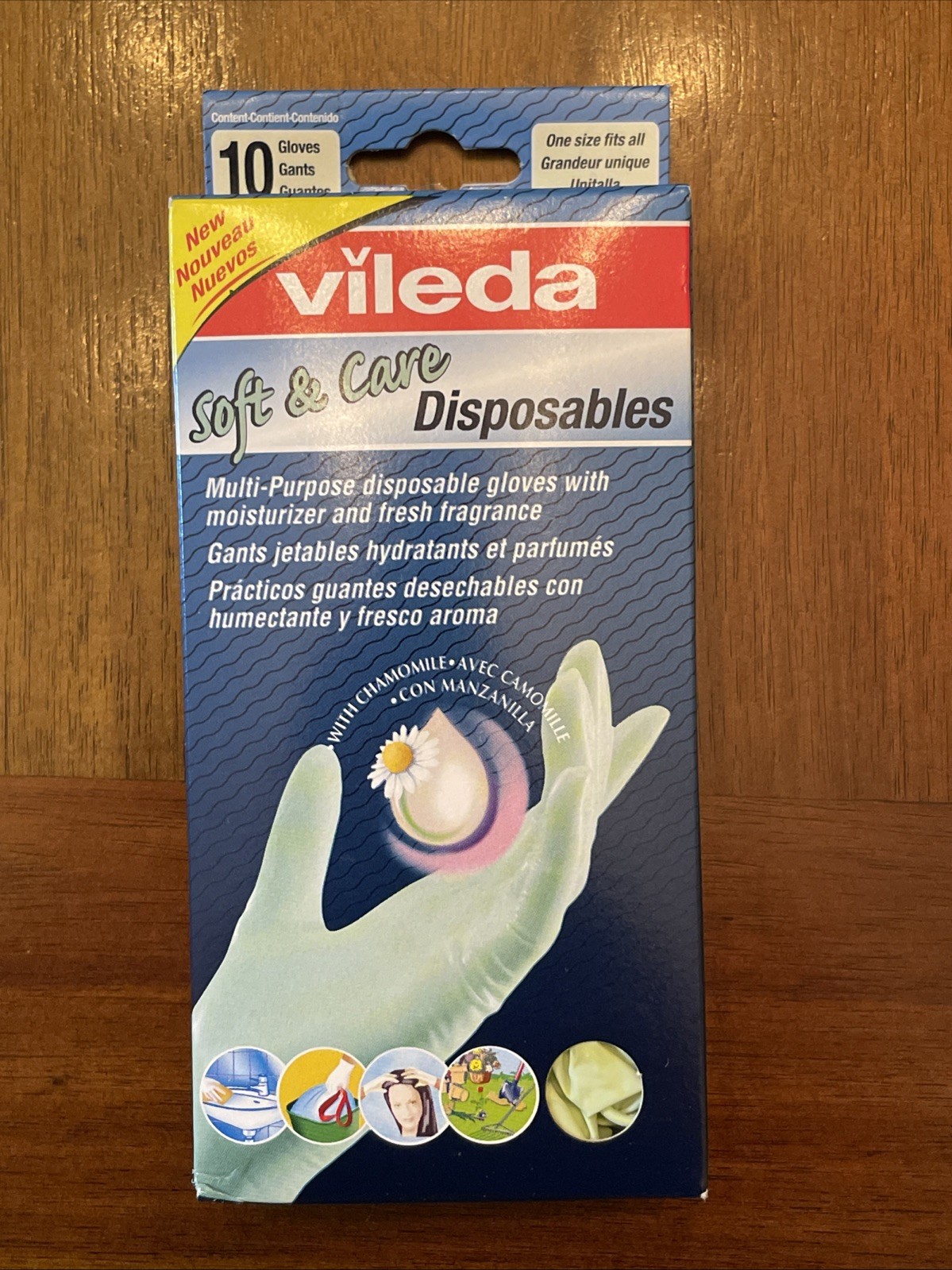 Vileda Soft & Care Multi-purpose Disposable Fresh Fragrance 10 Gloves