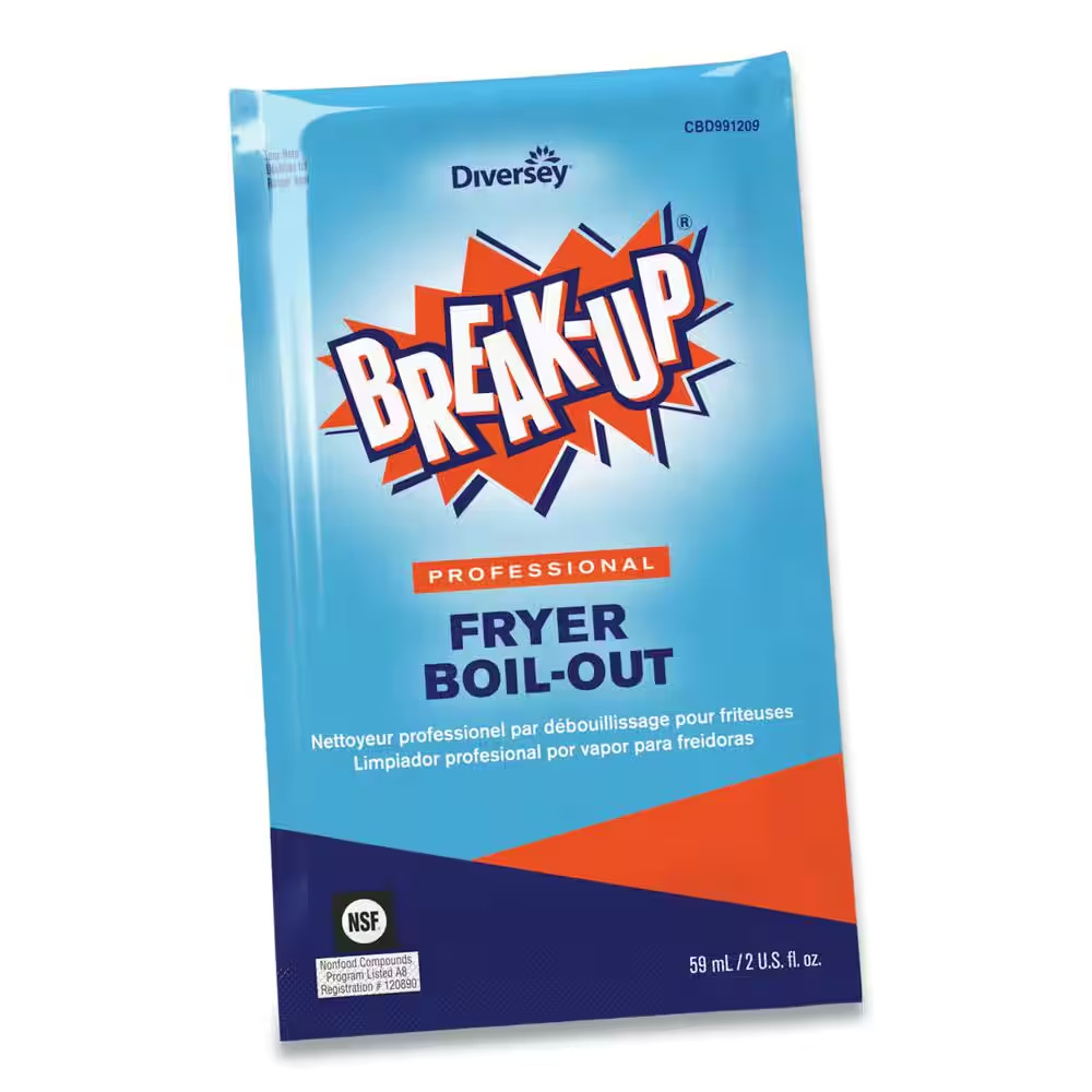 2 Oz. Fryer Boil-Out Degreaser, Ready to Use, Packet, 36/Carton