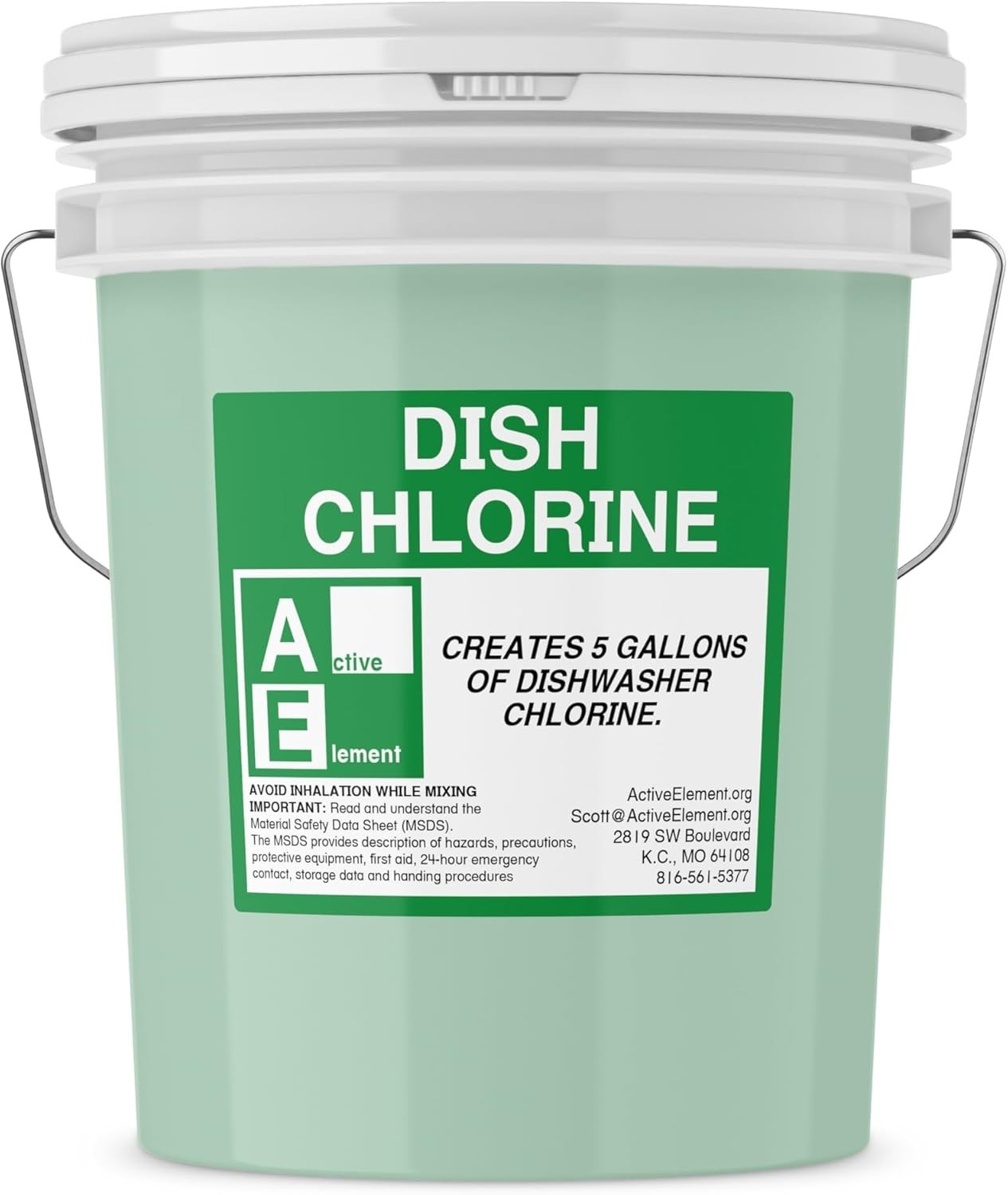 Dish Chlorine Concentrate – Food Contact Surfaces- Commercial Dishwasher – No…
