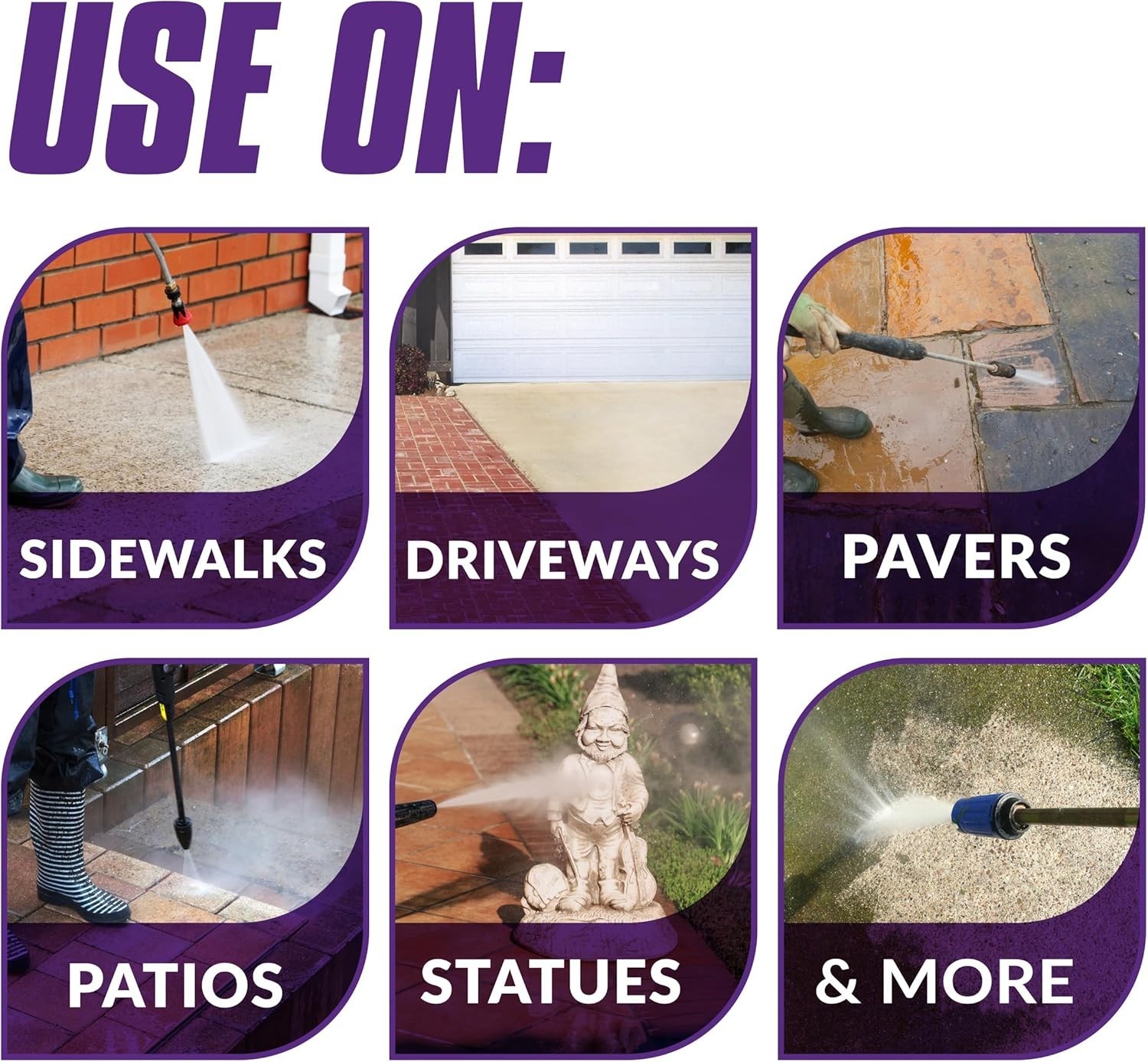 Oxy Solve Concrete & Driveway Cleaner – 128 Fl. Oz Biodegradable Liquid Solution