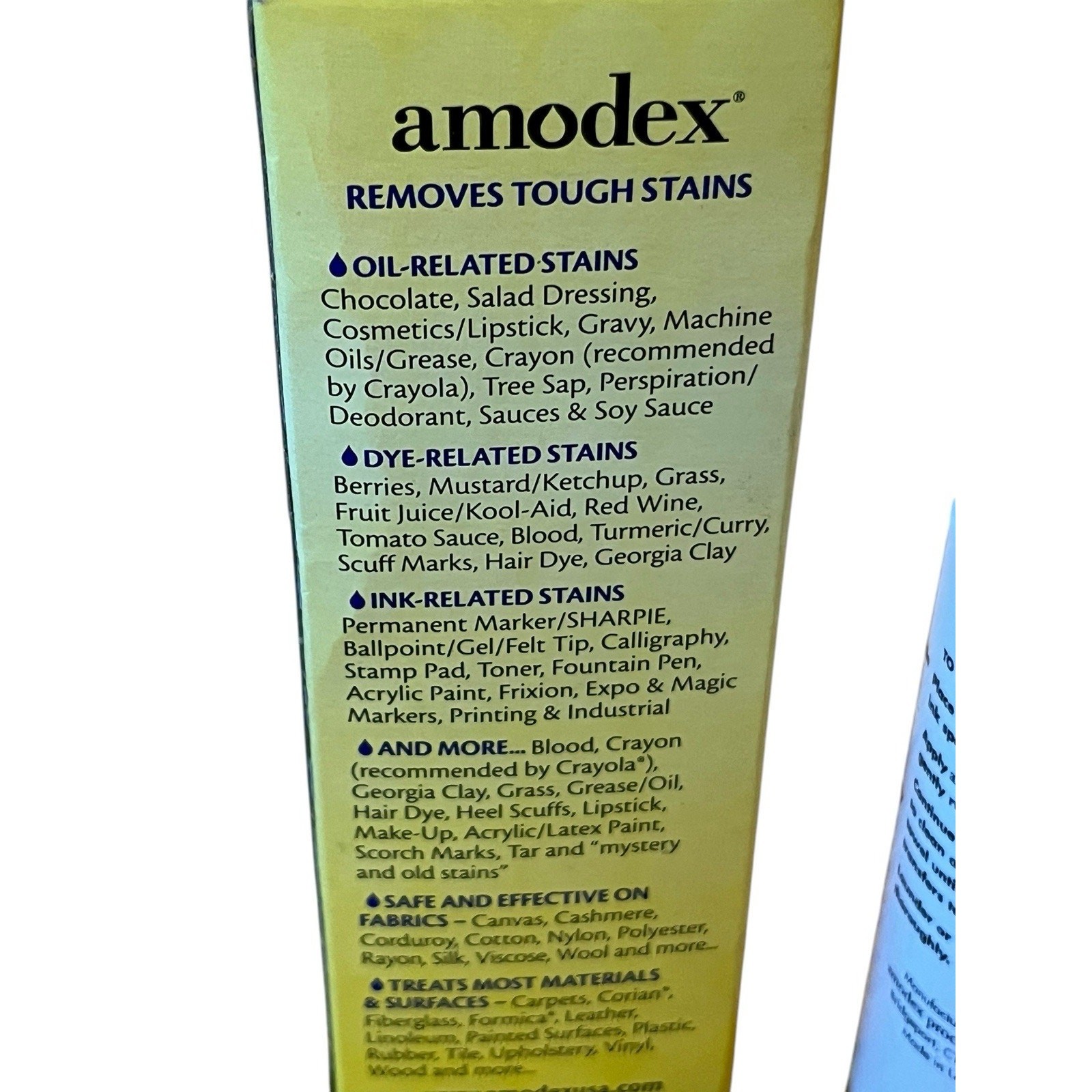 NON-TOXIC Amodex Ink and Stain Remover Cleans Marker Ink Crayon Pen Makeup USA