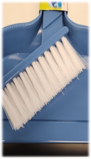Set of 3 Mini Dustpans W/Brush Desktop Small Dust Pan Home Dustpan Dorm Desk Toy