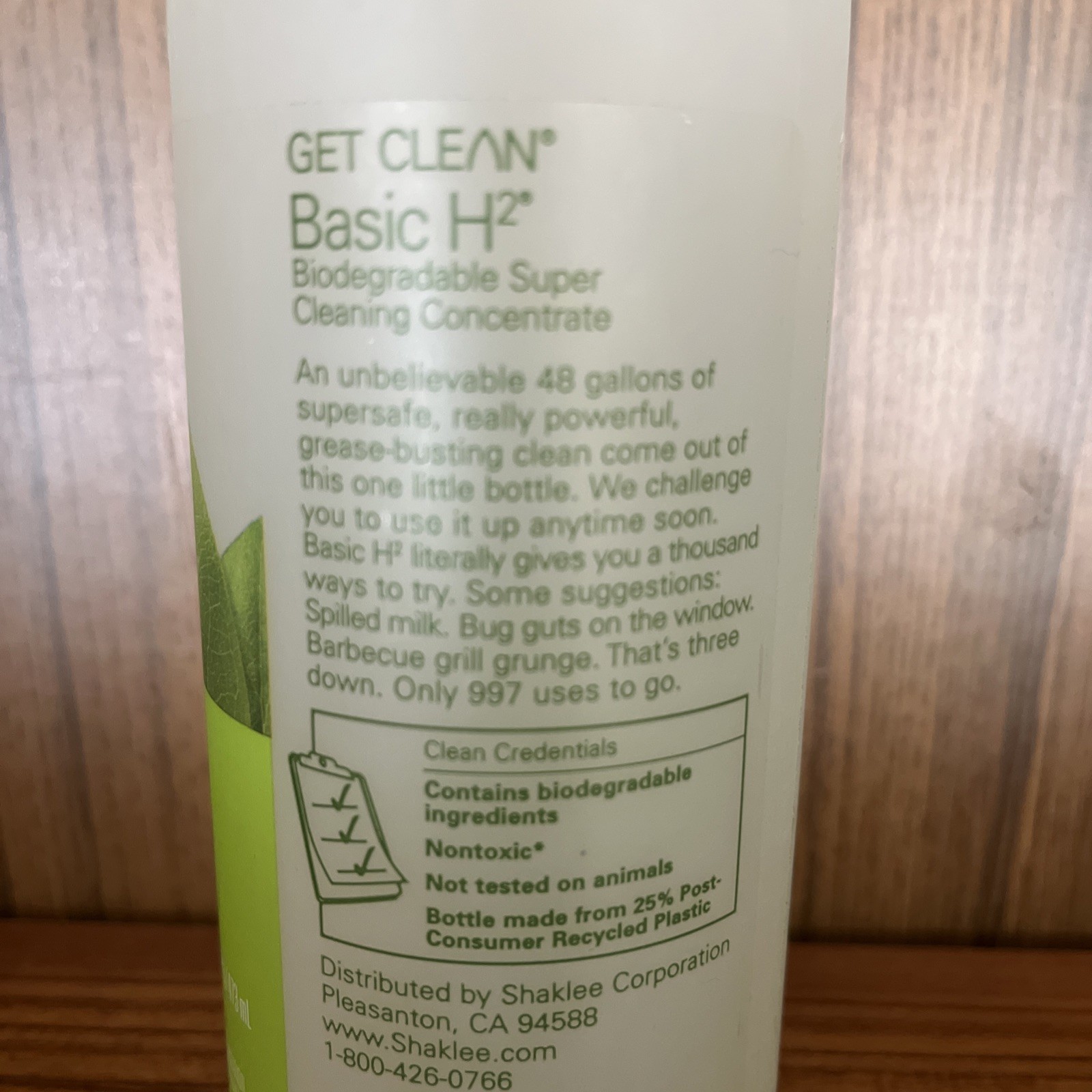Shakelee Get Clean Basic H2 All purpose cleaner
