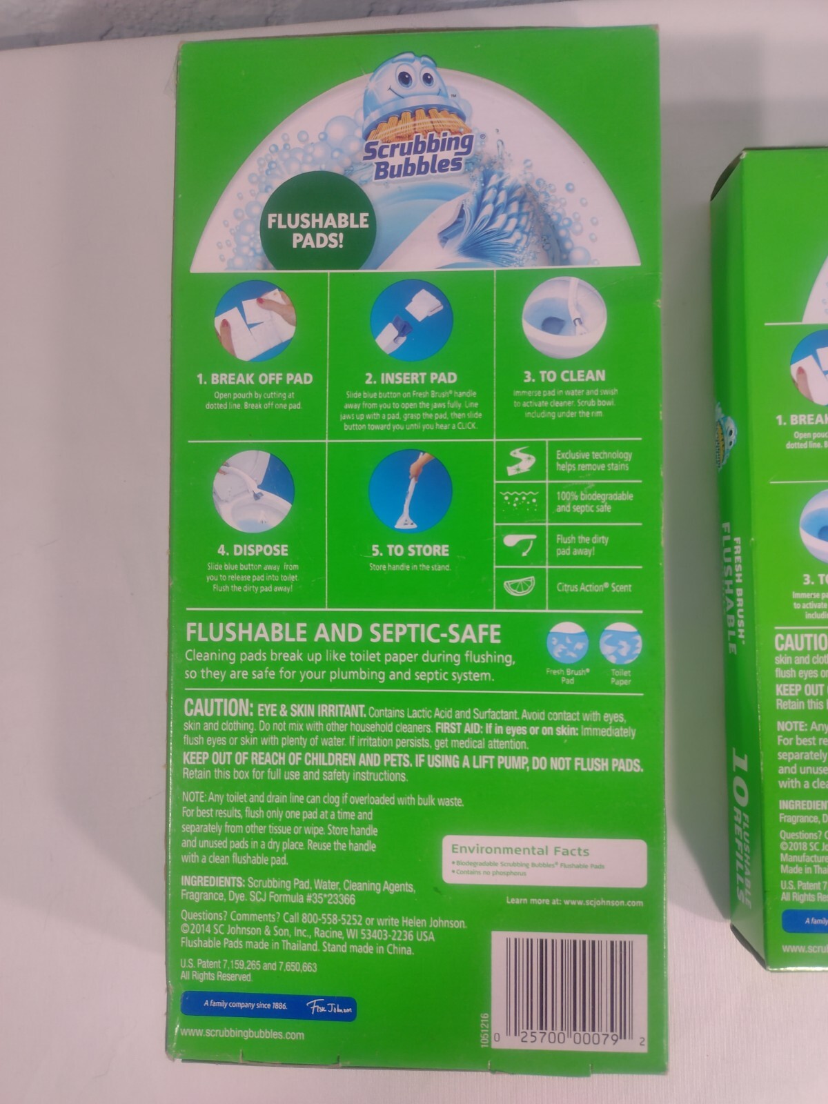 Scrubbing bubbles fresh brush starter kit W/ 10ct Refill Citrus Scent