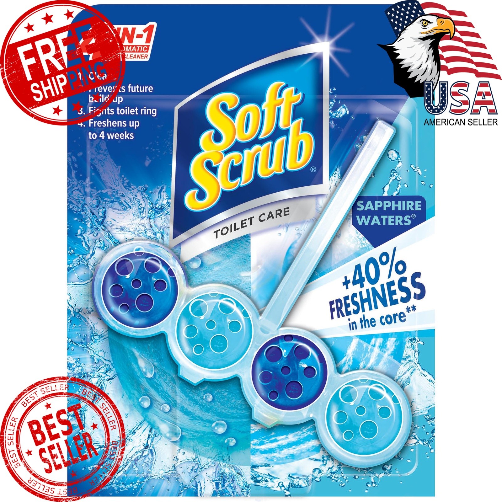 Soft Scrub Sapphire Waters 6 Count