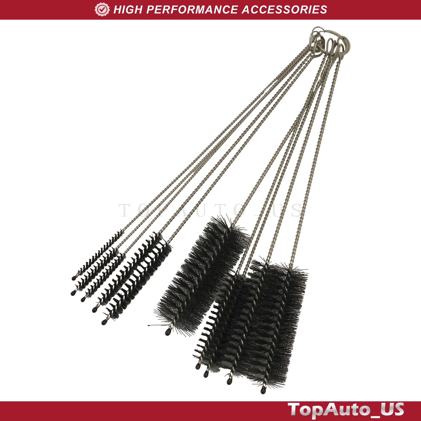 Fit Kitchen Nylon Cleaning Straw Brush Set 10PCS Bottle Tube Pipe Cleaner
