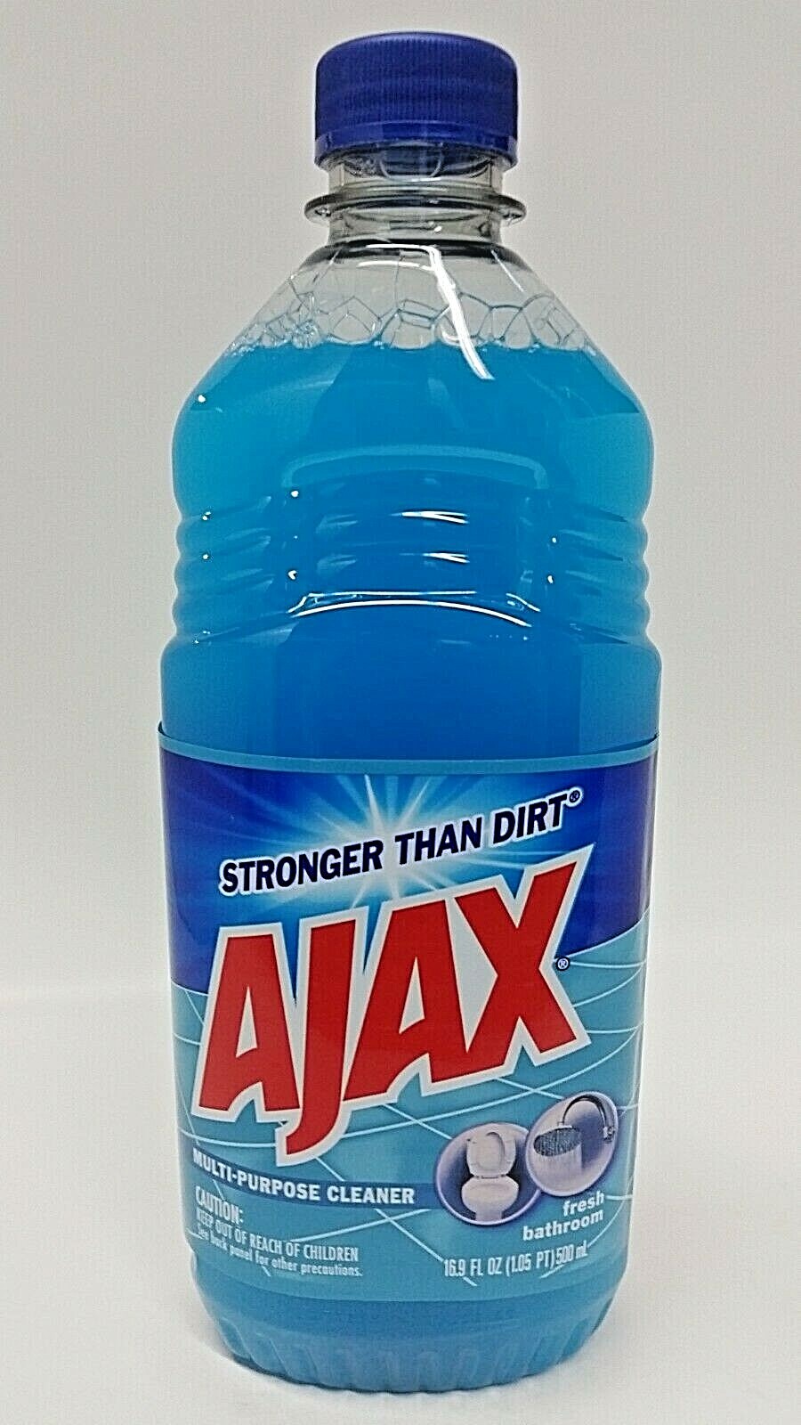 ( LOT 8 Bottles ) Ajax FRESH BATHROOM All Purpose Cleaner 16.9 oz Ea Bottle