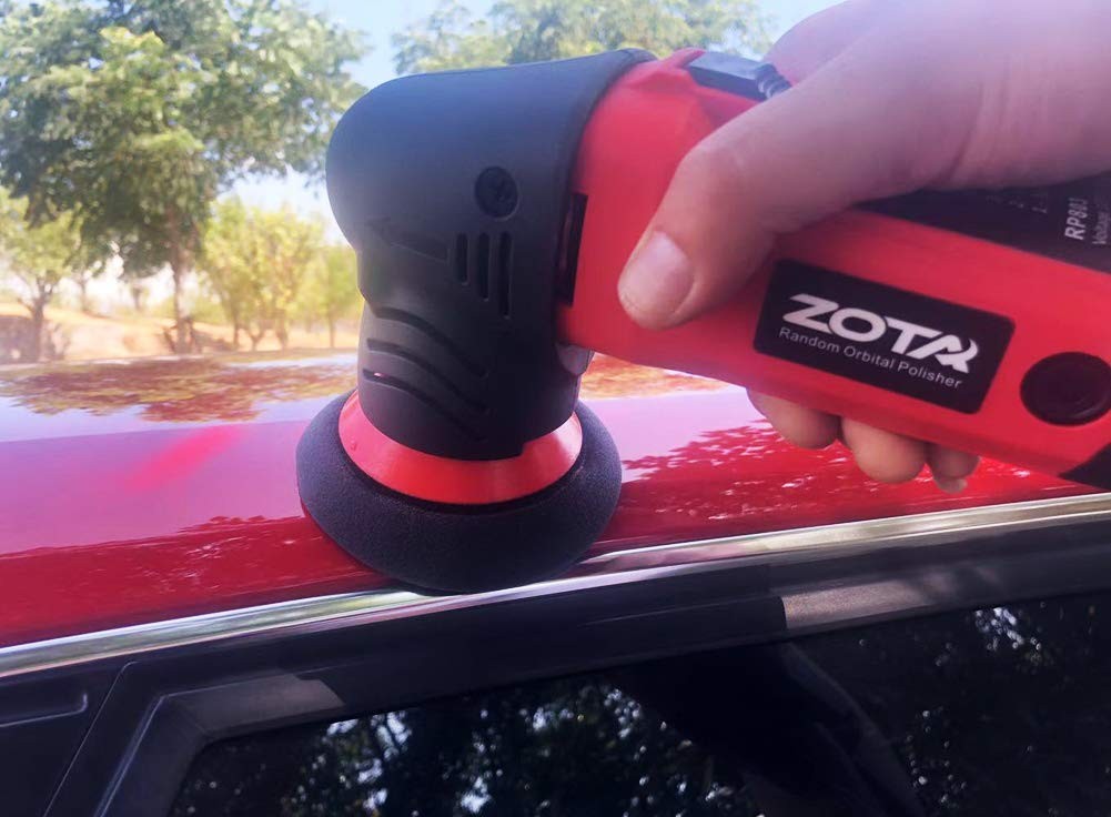 Orbital Polisher – 3″ Dual Action Mini Polisher Kit with 13.1 ft Cord for Car…