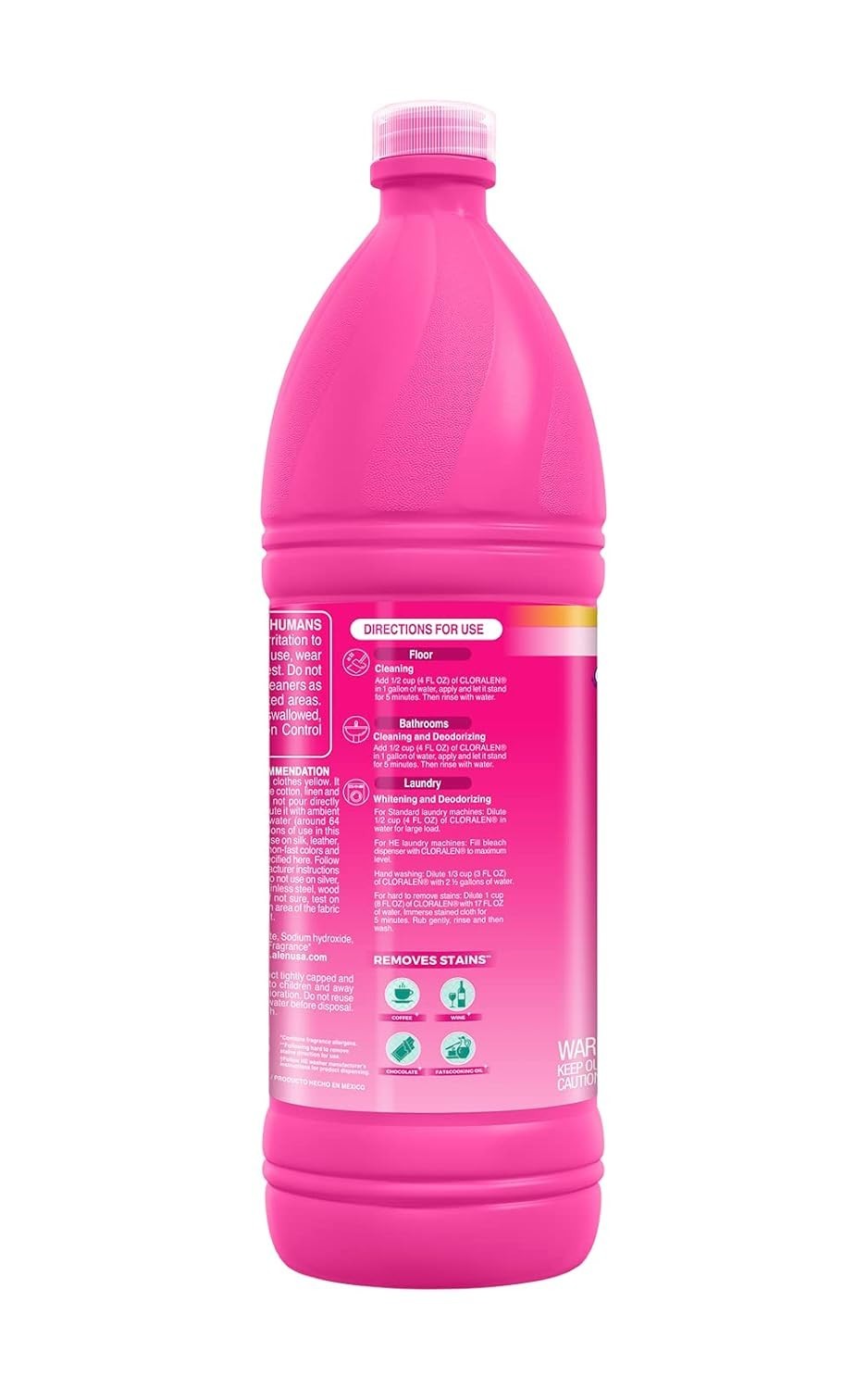 CLORALEN® Household Cleaning Liquid Scented Bleach – Floral Fantasy (32.12 fl oz