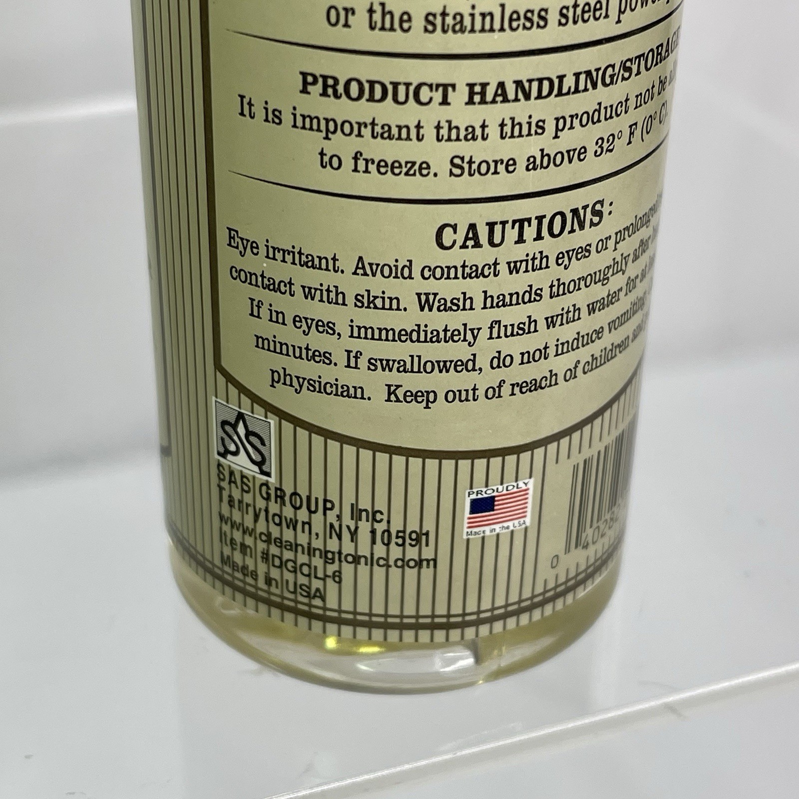 Dutch Glo Cleaning Tonic Kitchen Concentrate 8 fl oz Bottle Lot of 2 NEW