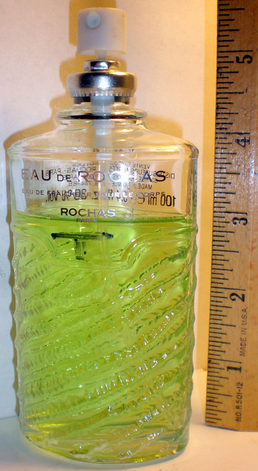 EAU DE ROCHAS EAU DE FRAICHEUR 3.4 OZ. 100 ML. 30% VOL.MADE IN FRANCE DR VINTAGE