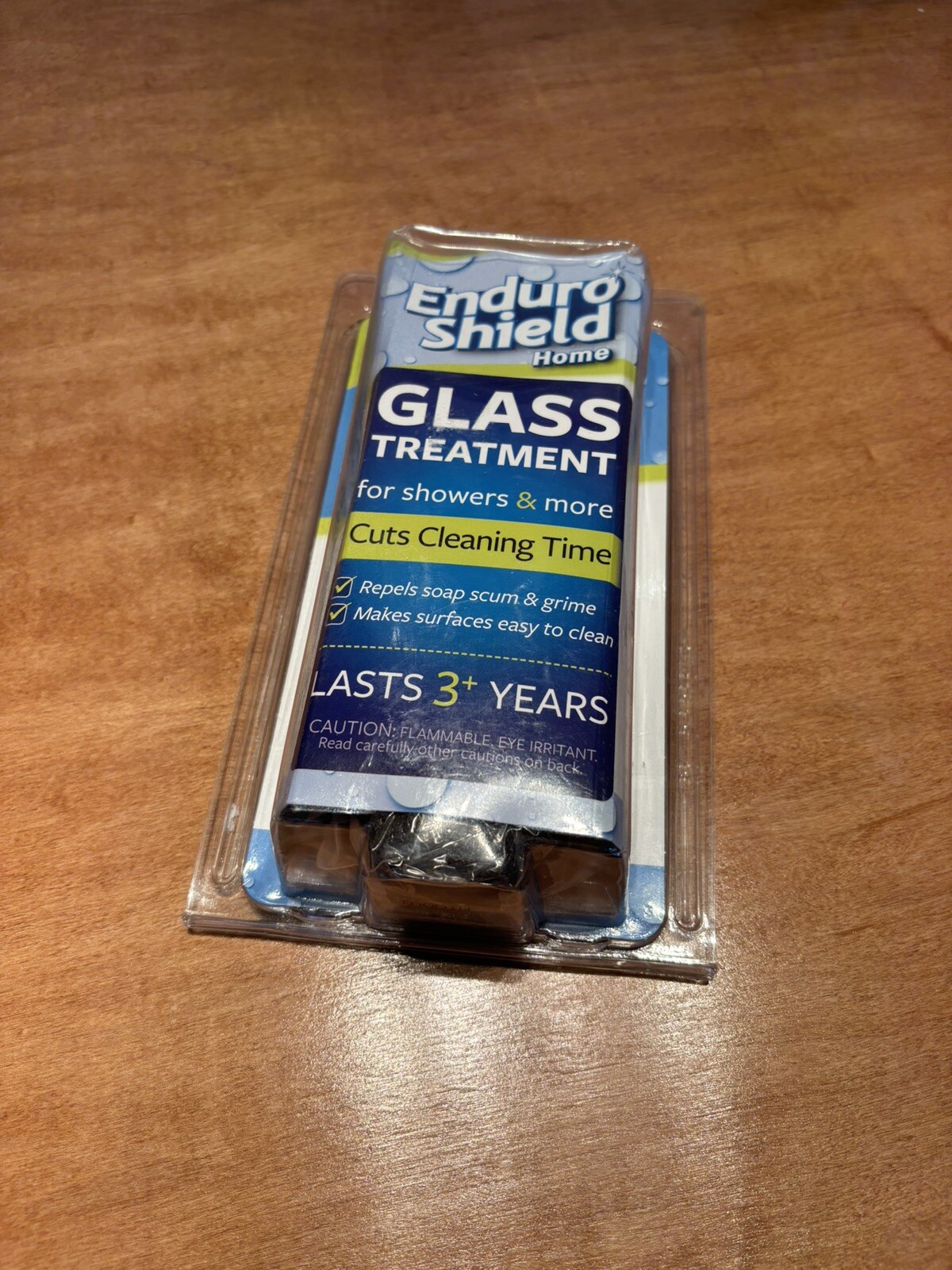 Enduro Shield Glass Treatment Showers Repels Soap Scum Lasts 3 Yrs New & Sealed!