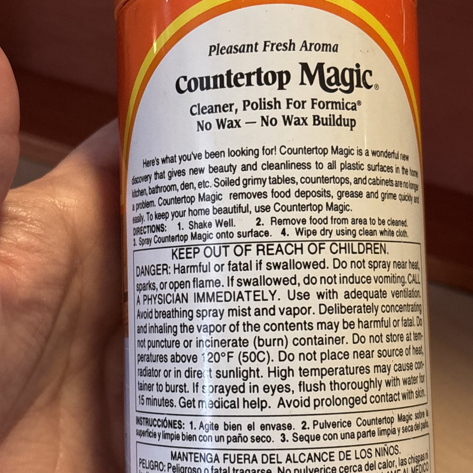 Vintage Countertop Magic 13 oz. Formica Laminate Cleaner & Polisher 77%+ Full