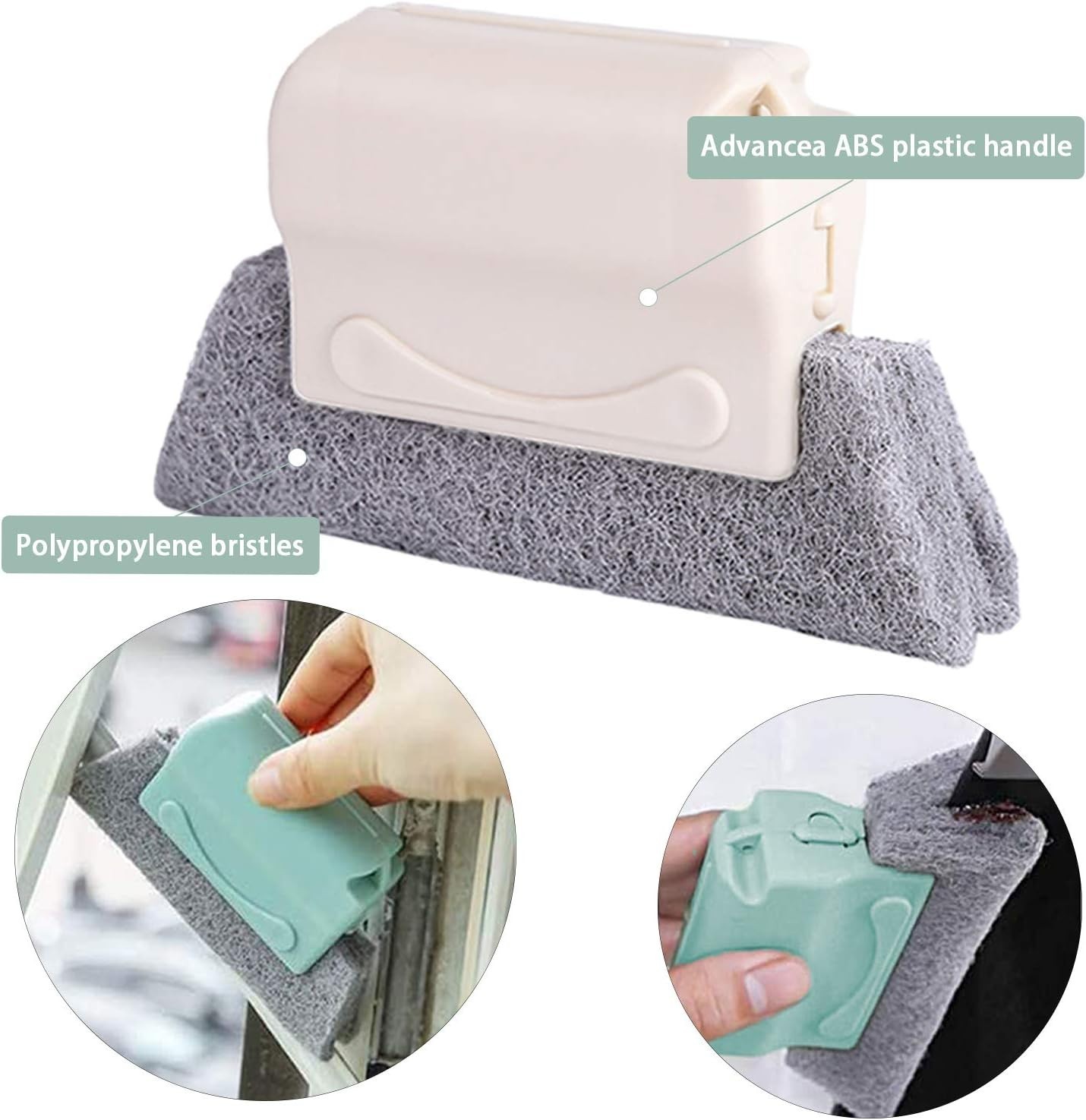 Durable Triangular Gap Brushes Set – Perfect for Air Vents & Sliding Doors