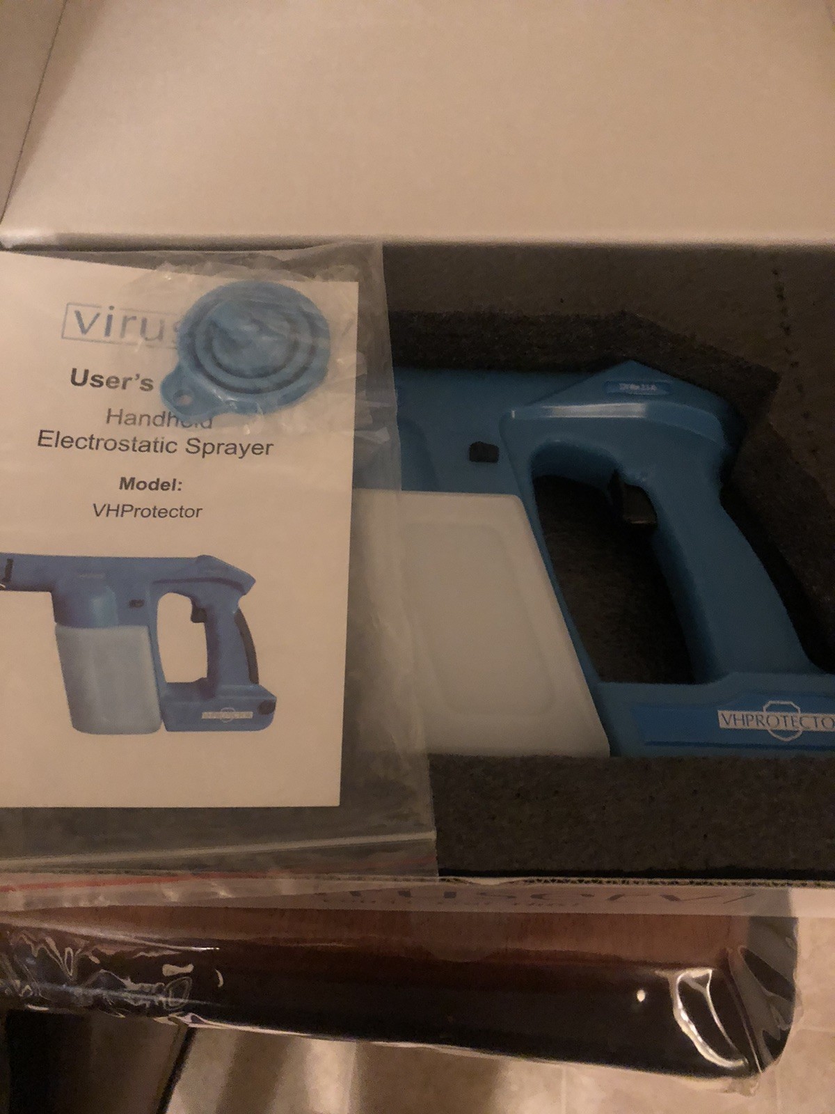Viruserv Professional Cordless Electrostatic Disinfectant Sprayer