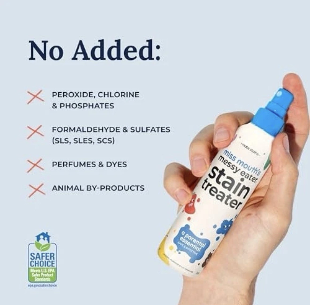 Miss Mouth’s Messy Eater Stain Treater Spray – 4oz Stain Remover – Newborn
