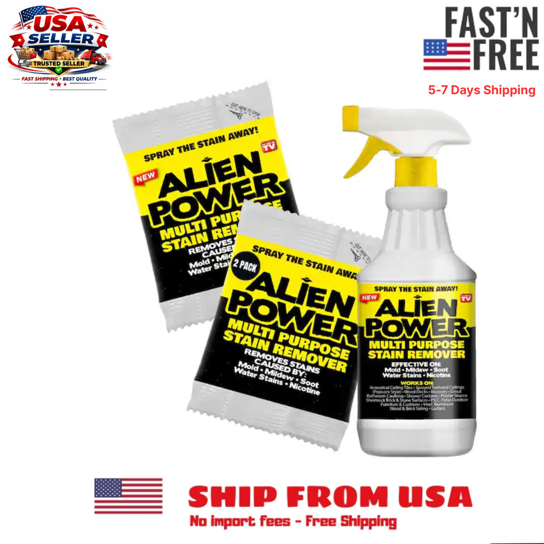 2 Pack Alien Power 24 oz. Super Concentrated Stain Remover & All-Purpose Cleaner